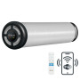 Побутовий рекуператор Prana 200C Eco EnergyColor Graphite Black Matt 9011 front+rear