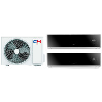 Комплект мульти-сплит системы Cooper&Hunter Supreme Continental Black/Siver Multi 18 (9+9)
