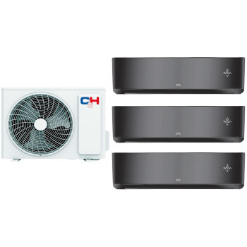 Комплект мульти-сплит системы Cooper&Hunter Supreme Continental Black Multi 24 (9+18)