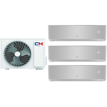Комплект мульти-сплит системы Cooper&Hunter Supreme Continental Silver Multi 24 (9+9+9)
