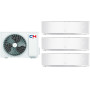 Комплект мульти-спліт системи Cooper&Hunter Supreme Continental White Multi 24 (9+9+9)