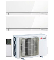 Комплект мульти-спліт системи Mitsubishi Electric Design Inverter White Multi 42 (7+7) Уцінка