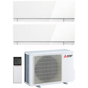 Комплект мульти-сплит системы Mitsubishi Electric Design Inverter White Multi 42 (7+7) Уценка