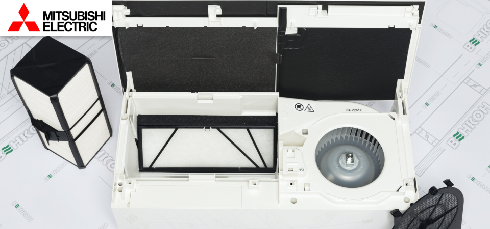 Переваги Mitsubishi Electric Lossnay VL-100U5-E